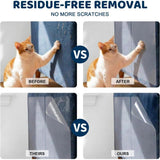 1 Roll Self Adhesive Transparent PVC Cat Scratch Protection Film, Transparent Couch Protector From Cat Claws,30cm*5m