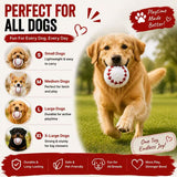 Baseball squeaky dog toy ball, 8cm 40g lightweight crochet, squeeze to squeak, durable chew, indoor & outdoor fun for all dog breeds, perfect interactive pet play.