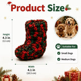Cotton Rope Squeaky Treat-Dispensing Boot Dog Toy for Small/Medium Dogs, Chew Teeth Cleaning Tug Puzzle Pet Supplies.*Green and white