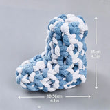 Cotton Rope Squeaky Treat-Dispensing Boot Dog Toy for Small/Medium Dogs, Chew Teeth Cleaning Tug Puzzle Pet Supplies.*Hongbai