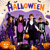 Kids' Black Cat Onesie Costume for Halloween, Role Play, and Themed Parties, XXL (Black)