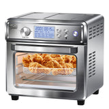 NNEDSZ Kitchen Couture 24 Litre Air Fryer Multifunctional LCD Digital Display Silver