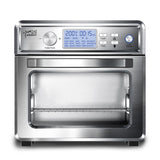 NNEDSZ Kitchen Couture 24 Litre Air Fryer Multifunctional LCD Digital Display Silver
