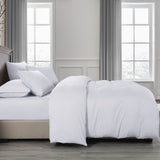 NNEDSZ Royal Comfort 2000TC Quilt Cover Set Bamboo Cooling Hypoallergenic Breathable - King - White