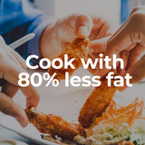 NNEDSZ Kitchen Couture 4 Litre Air Fryer Digital Display Black 1400W Healthy Cooker