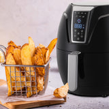 NNEDSZ Kitchen Couture 4 Litre Air Fryer Digital Display Black 1400W Healthy Cooker