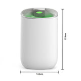 NNEDSZ Pursonic 600ML Smart Touch X3 Dehumidifier Portable Electric Office Home White