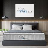 NNEDSZ Spine-Lab Mattress 5 Zone 21cm Medium Firm Foam Bonnell Spring - Double - White