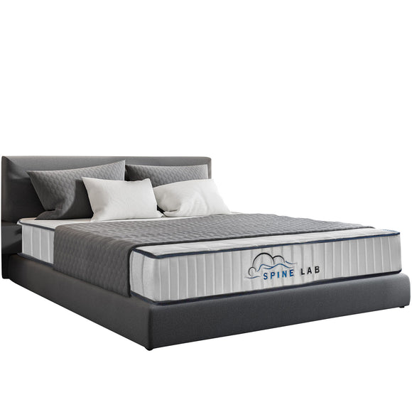 NNEDSZ Spine-Lab Mattress 5 Zone 21cm Medium Firm Foam Bonnell Spring - Double - White