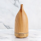 NNEDSZ Milano Decor Aroma Diffuser 100ml Ultrasonic Humidifier Purifier And 3 Pack Oils - Light Wood