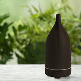 NNEDSZ Milano Decor Aroma Diffuser 100ml Ultrasonic Humidifier Purifier And 3 Pack Oils - Dark Wood