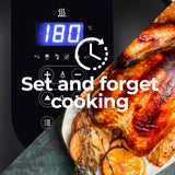 NNEDSZ Kitchen Couture 3.5 Litre Digital Display Black Air Fryer Oil Free Cooking