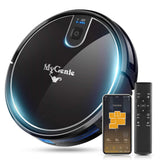 NNEDSZ MyGenie XSonic Wifi Pro Robotic Vacuuum Cleaner Carpet Wet Dry Mopping Black