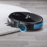 NNEDSZ MyGenie XSonic Wifi Pro Robotic Vacuuum Cleaner Carpet Wet Dry Mopping Black