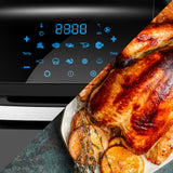 NNEDSZ Kitchen Couture Healthy Options 13 Litre Air Fryer 10 Presets LCD Display Black