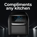 NNEDSZ Kitchen Couture Healthy Options 13 Litre Air Fryer 10 Presets LCD Display Black