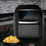 NNEDSZ Kitchen Couture Healthy Options 13 Litre Air Fryer 10 Presets LCD Display Black