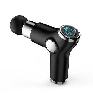 NNEDSZ FitSmart LCD Display Mini Vibration Therapy Massage Device Black