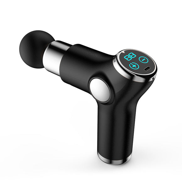 NNEDSZ FitSmart LCD Display Mini Vibration Therapy Massage Device Black