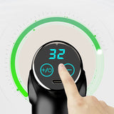 NNEDSZ FitSmart LCD Display Mini Vibration Therapy Massage Device Black