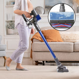 NNEDSZ MyGenie H20 PRO Wet Mop 2-IN-1 Cordless Stick Vacuum Cleaner Handheld Recharge - Blue