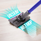 NNEDSZ MyGenie H20 PRO Wet Mop 2-IN-1 Cordless Stick Vacuum Cleaner Handheld Recharge - Blue