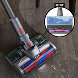 NNEDSZ MyGenie H20 PRO Wet Mop 2-IN-1 Cordless Stick Vacuum Cleaner Handheld Recharge - Grey