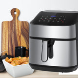 NNEDSZ Kitchen Couture 11.5 Litre Air Fryer Multifunctional LCD Digital Display Silver