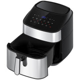 NNEDSZ Kitchen Couture 11.5 Litre Air Fryer Multifunctional LCD Digital Display Silver