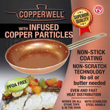 NNEDSZ Copperwell 28cm Pan Kitchen Non Stick Cookware Frypan