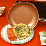 NNEDSZ Copperwell 28cm Pan Kitchen Non Stick Cookware Frypan