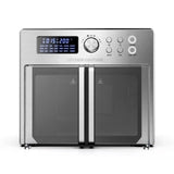 NNEDSZ Kitchen Couture 25 Litre Air Fryer Oven French Door Multifunctional Silver