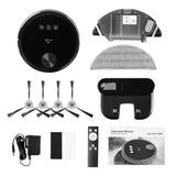 NNEDSZ MyGenie Laser Smart Pro IQ 360 Robot Vacuum Cleaner Black WIFI Remote Control