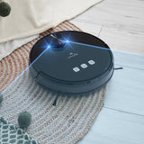 NNEDSZ MyGenie Laser Smart Pro IQ 360 Robot Vacuum Cleaner Black WIFI Remote Control