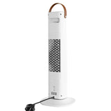 NNEDSZ Pursonic Electric Ceramic Tower Heater Portable Oscillating Remote Control - White