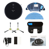 NNEDSZ MyGenie V-MAX 3000 Robotic Vacuum Cleaner VSLAM Technology Wi-Fi Control Black