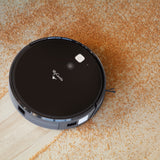 NNEDSZ MyGenie V-MAX 3000 Robotic Vacuum Cleaner VSLAM Technology Wi-Fi Control Black
