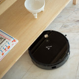 NNEDSZ MyGenie V-MAX 3000 Robotic Vacuum Cleaner VSLAM Technology Wi-Fi Control Black