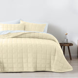 NNEDSZ Royal Comfort Coverlet Set Bedspread Soft Touch Easy Care Breathable 3 Piece Set - Queen - Beige