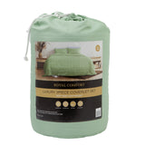 NNEDSZ Royal Comfort Coverlet Set Bedspread Soft Touch Easy Care Breathable 3 Piece Set - Queen - Sage