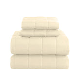 NNEDSZ Royal Comfort Coverlet Set Bedspread Soft Touch Easy Care Breathable 3 Piece Set - King - Beige