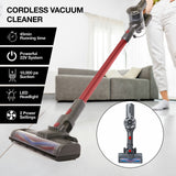 NNEDSZ MyGenie X5 Handheld Cordless Stick Handstick Vacuum Bagless Rechargeable Red