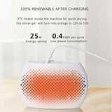 NNEDSZ MyGenie Compact Reusable Dehumidifier Moisture Extractor Compact Portable White