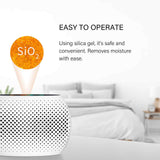 NNEDSZ MyGenie Compact Reusable Dehumidifier Moisture Extractor Compact Portable White