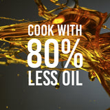 NNEDSZ Kitchen Couture 10 Litre Compact Air Fryer Oven Oil Free Cooking Silver