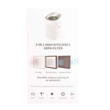NNEDSZ MyGenie 2-in-1 Air Purifier and Dehumidifier WI-FI Control HEPA Filter White