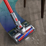 NNEDSZ MyGenie H20 PRO Wet Mop 2-IN-1 Cordless Stick Vacuum Cleaner Handheld Recharge - Red