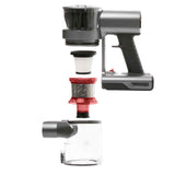 NNEDSZ MyGenie H20 PRO Wet Mop 2-IN-1 Cordless Stick Vacuum Cleaner Handheld Recharge - Red