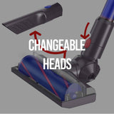 NNEDSZ MyGenie Junior JX5 Stick Vacuum Kids Toy Handheld Clean Up Fun Cord Free Blue