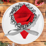 NNEDSZ Bread and Butter Napkin Rings - Bell - 4 Pack